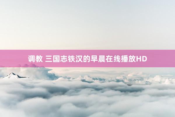 调教 三国志铁汉的早晨在线播放HD