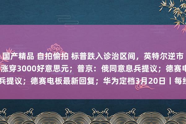 国产精品 自拍偷拍 标普跌入诊治区间，英特尔逆市大涨14%，黄金期货初度涨穿3000好意思元；普京：俄同意息兵提议；德赛电板最新回复；华为定档3月20日丨每经早参 | 每经网